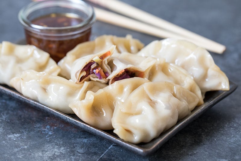 Pressure Cooker (Instant Pot) Asian Steamed Dumplings