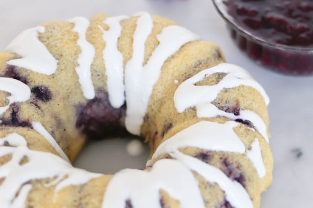 Pressure Cooker (Instant Pot) Berries and Cream Breakfast Cake