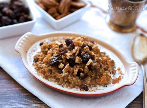 Pressure Cooker (Instant Pot) Carrot Cake Oatmeal
