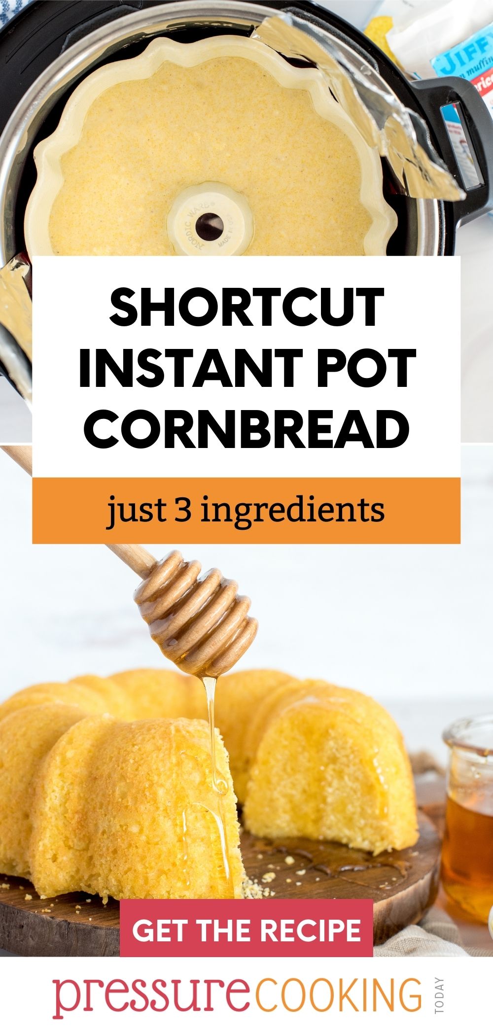 pinterest button for instant pot jiffy cornbread via @PressureCook2da