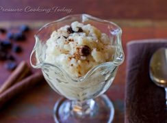 Creamy Pressure Cooker (Instant Pot) Rice Pudding