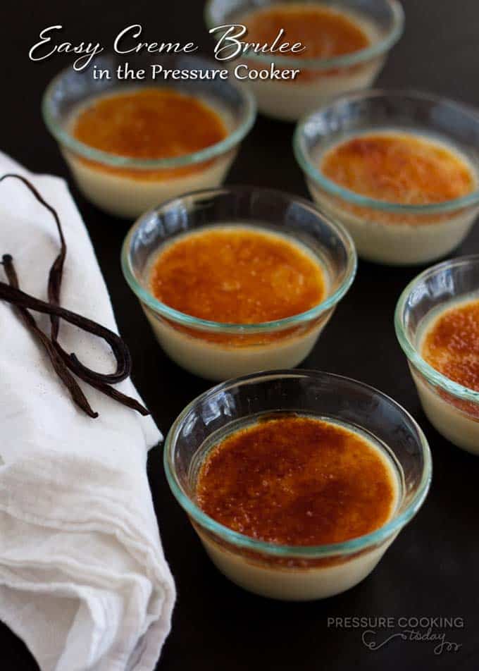 Pressure Cooker (Instant Pot) Creme Brulee