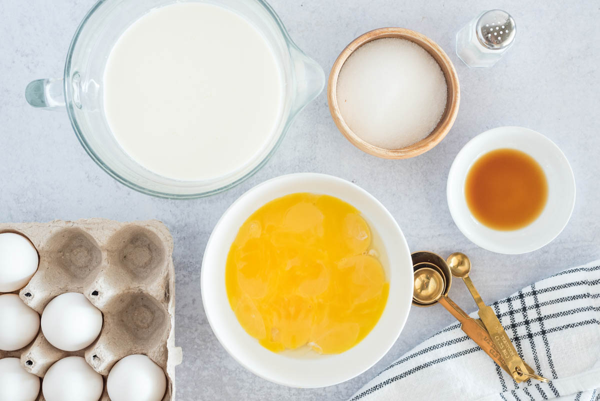 ingredients for instant pot creme brulee