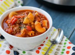 A bowl of Express American Goulash