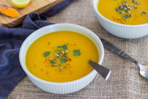 Pressure Cooker Curried Carrot Soup