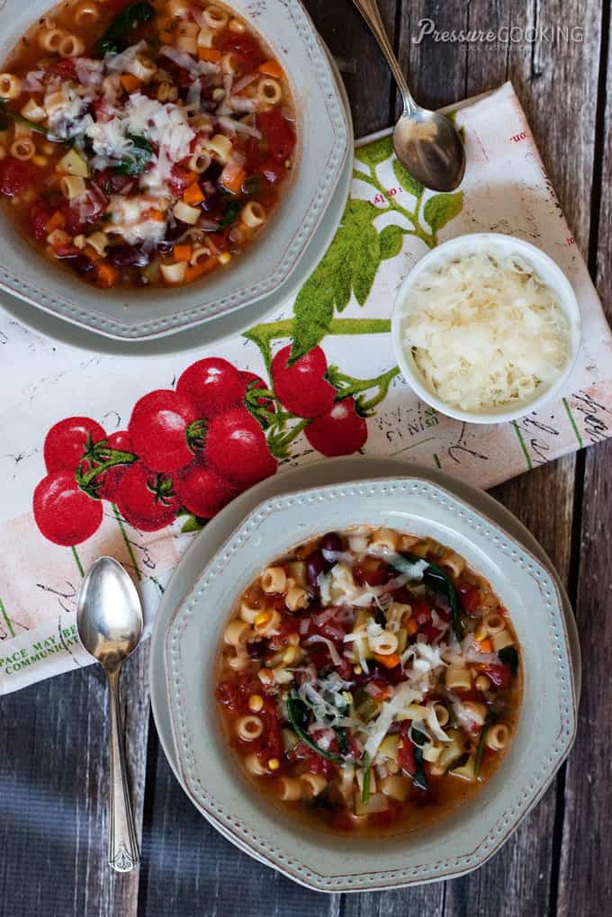 Garden Minestrone Soup