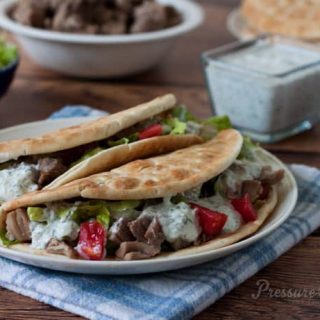 Pressure Cooker (Instant Pot) Greek Tacos