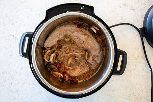 Making Pork Tenderloin Marsala and Penne Pasta in an Instant Pot Making Pork Tenderloin Marsala and Penne Pasta in an Instant Pot