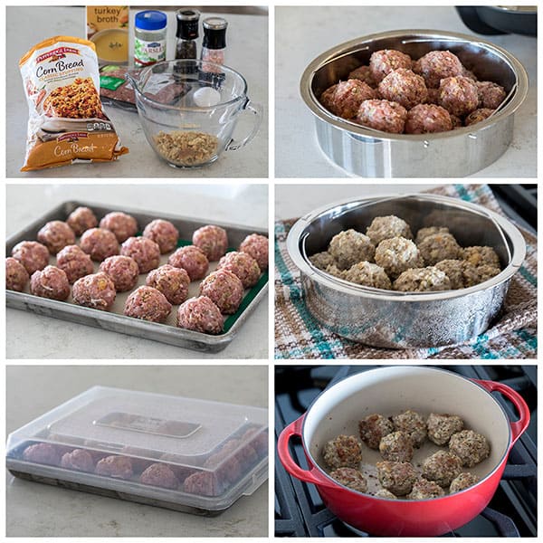 Making-Thanksgiving-Meatballs-Collage
