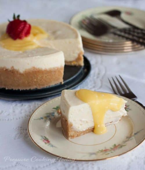 Meyer Lemon Cheesecake