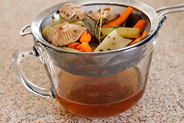 Pressure Cooker (Instant Pot) Shiitake Mushroom Stock