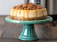 Pressure Cooker Caramel Pecan Cheesecake - Instant Pot Recipe - Pressure Cooking Today