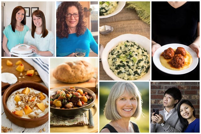 collage of Pressure Cooking Today Contributors