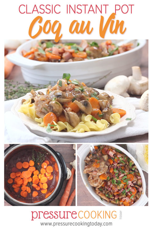 Pin for Later | Classic Instant Pot Coq Au Vin