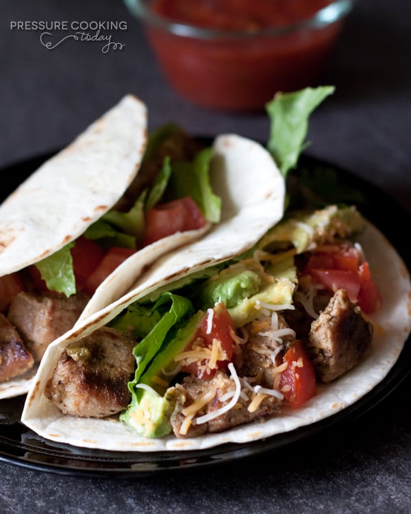 Pork Carnitas Tacos in the Pressure Cooker | PressureCookingToday.com