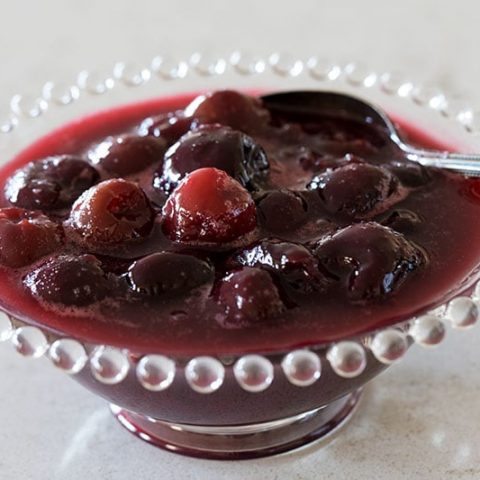 Pressure Cooker (Instant Pot) Cherry Compote