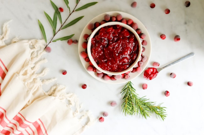 Pressure Cooker (Instant Pot) Cranberry Apple Sauce