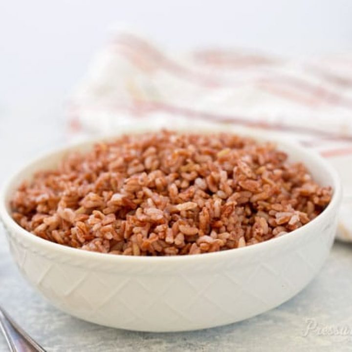 Pressure Cooker (Instant Pot) Pink Rice