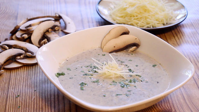 Pressure Cooker (Instant Pot) Mushroom Marsala Soup