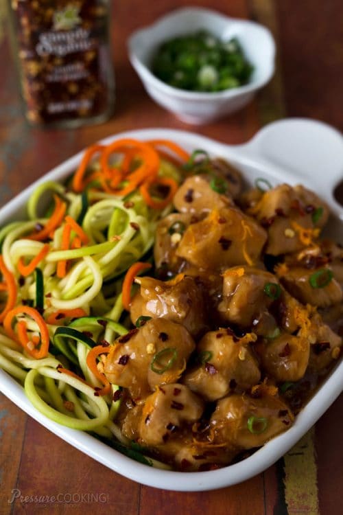 Pressure Cooker Orange Chicken