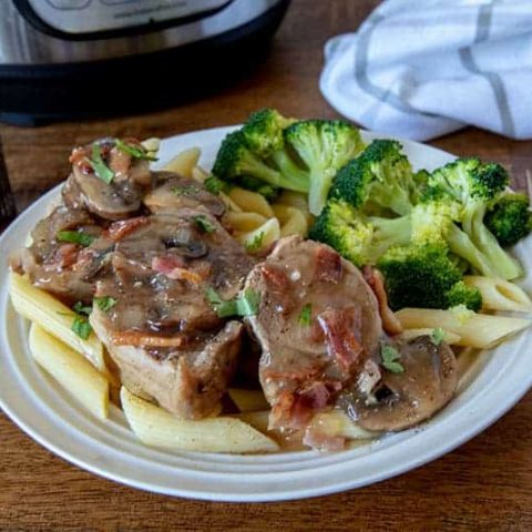 Pressure-Cooker-Pork-Tenderloin-Marsala-Penne