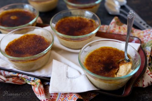 Pressure Cooker (Instant Pot) Pumpkin Crème Brûlée