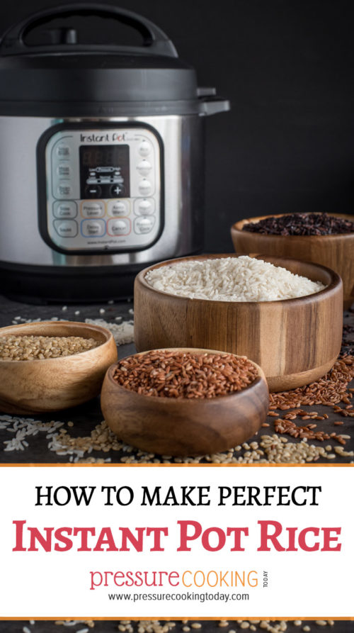 Pinterest Image for How to Make Perfect Pressure Cooker / Instant Pot Rice
