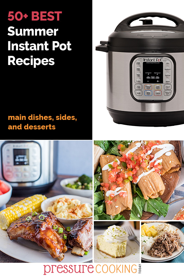 ☀️ Keep your house cool this summer and cook with your Instant Pot! Find a new favorite with one of these 80 Instant Pot Summer Recipe ideas for main dishes, side dishes, and desserts. via @PressureCook2da