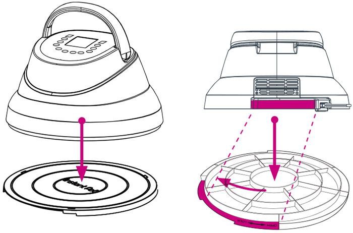 Instant Pot Air Fryer Lid with cooling pad