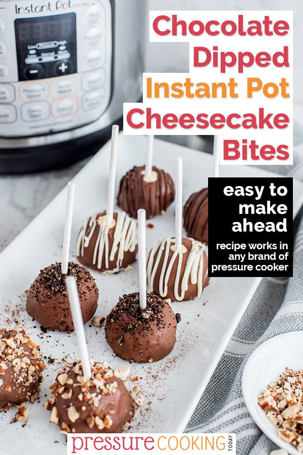 Instant Pot cheesecake bites are a fun and delicious dessert!