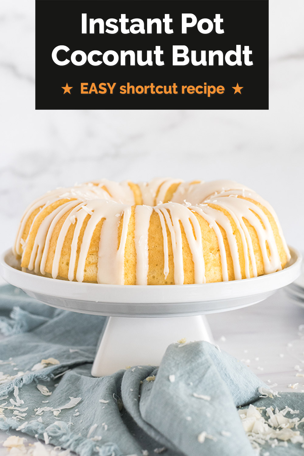 This EASY Easter dessert is a perfect addition to your family's Easter table this year. Use coconut to make a fun "nest" for your cadbury mini eggs. Plus, this shortcut Instant Pot recipe "bakes" up quick in your Instant Pot, so your oven is free for other parts of your Easter dinner. via @PressureCook2da