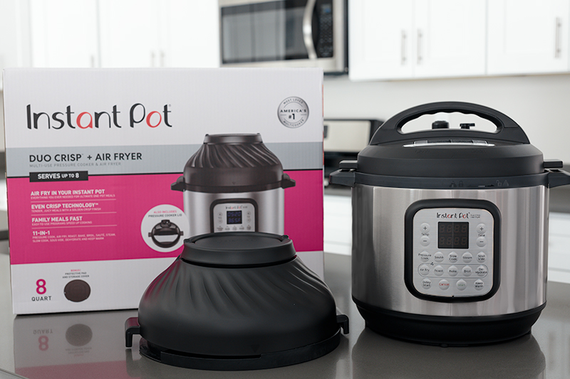 Instant Pot Duo Crisp + Air Fryer.