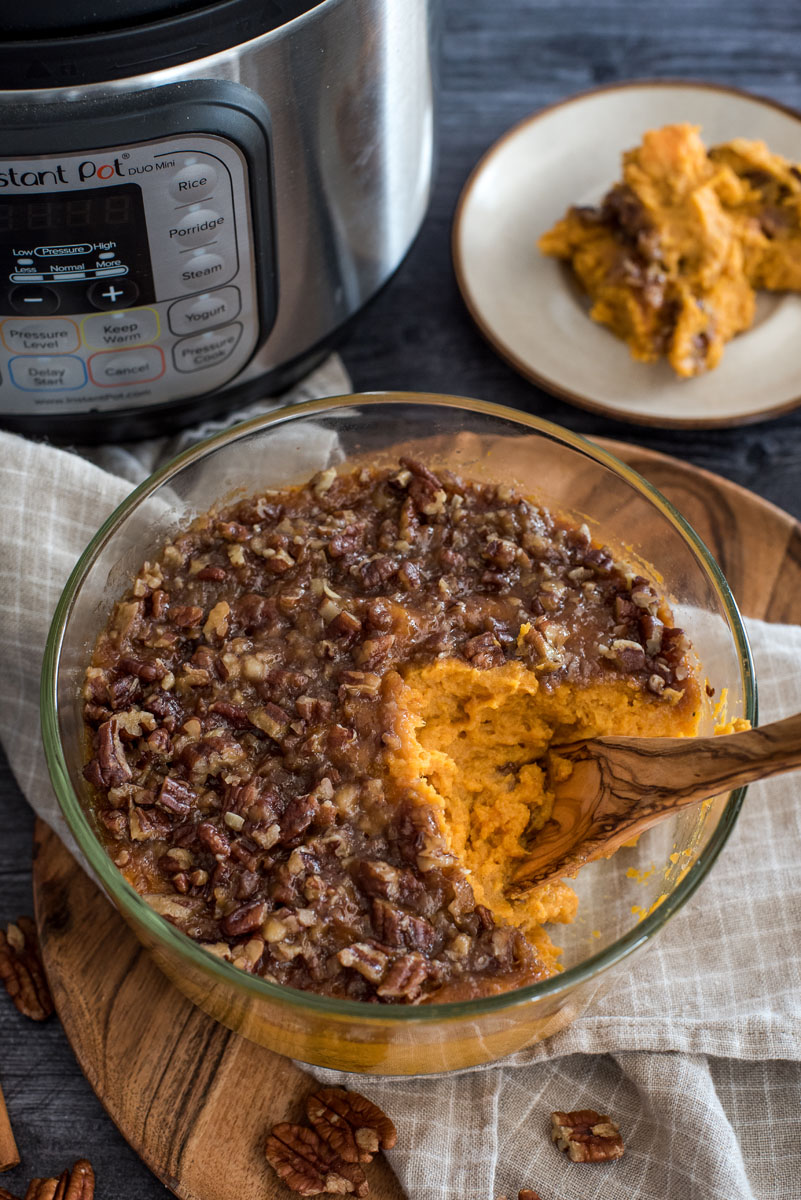 instant pot sweet potato casserole