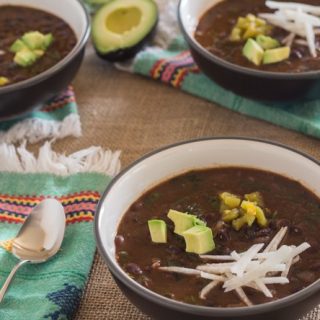 Pressure Cooker (Instant Pot) Spicy Black Beans and Hearty Greens