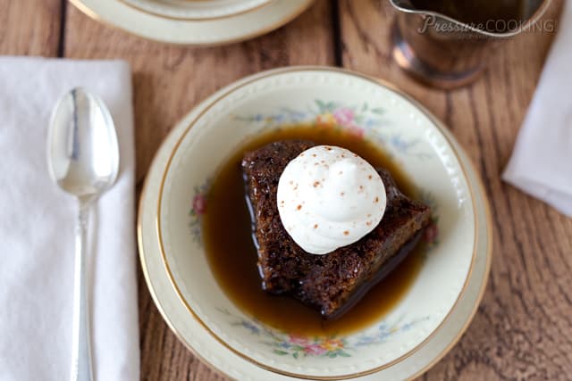 Pressure Cooker (Instant Pot) Steamed Carrot Pudding Cake