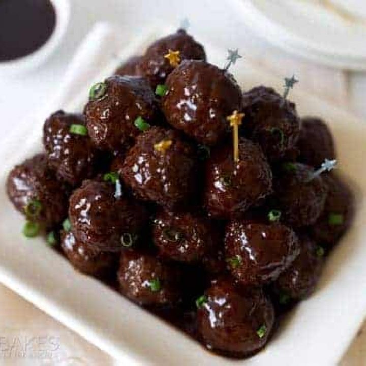 Pressure Cooker (Instant Pot) Sweet BBQ Meatballs