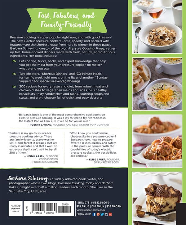 The Electric Pressure Cooker Cookbook - Fast, Fabulous, and Family-Friendly recipes!