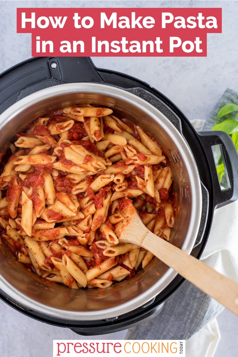 Pinterest button for How to Cook Perfect Pasta in an Instant Pot